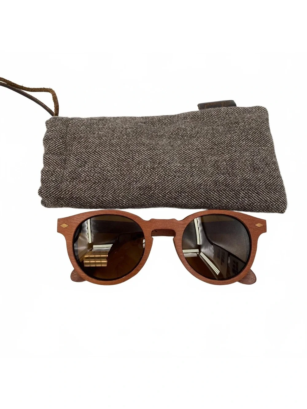 Shwood Brown Wood Frame Sunglasses | OS Regular | Classic Style